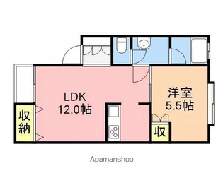 グランコート21【1階】の間取り