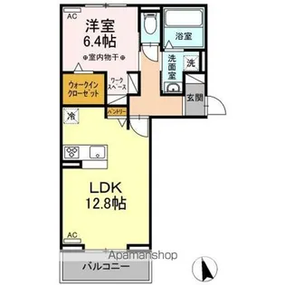 ラメール【2階】の間取り