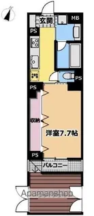 ラ・ヴィスタ西新宿Ⅱ【1階】の間取り