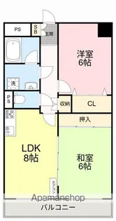 カサデ米ケ袋【1階】の間取り