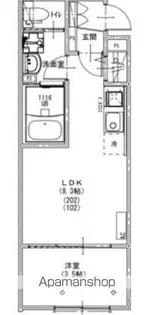 KEIAI RESIDENCE 北小金Ⅳ【3階】の間取り