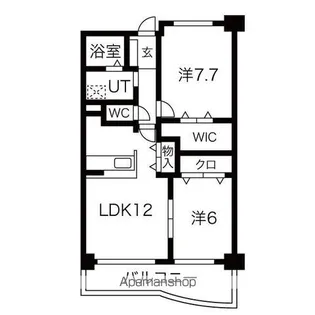 サンフォレスト【503号室】の間取り