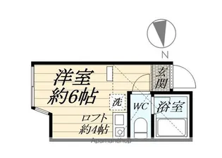 ユナイト保土ヶ谷サンターナ・デ・リベロ【107号室】の間取り