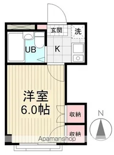 サニーサイドエステイト【3階】の間取り