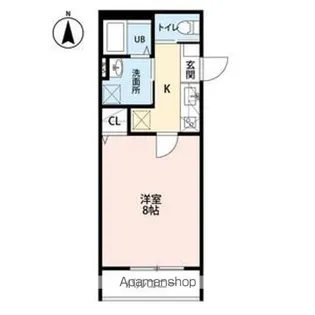 シャルム桜ヶ丘【3階】の間取り