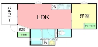 伊勢原市桜台2丁目A棟【1階】の間取り
