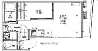 KEIAI RESIDENCE 北小金Ⅳ【1階】の間取り