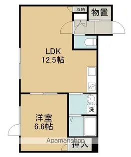 ロイヤルハイム新中野C【106号室】の間取り