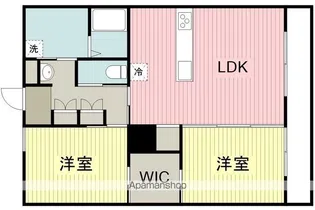 弐番町FLAT【301号室】の間取り