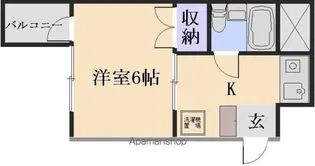 カーサ住吉【301号室】の間取り