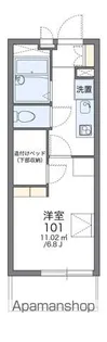 レオパレス蘇我加藤Ⅲ【2階】の間取り