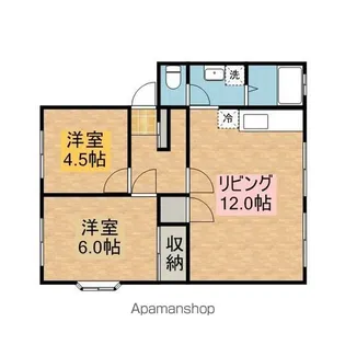 B’CASA鹿島神宮RE−BORN【1階】の間取り