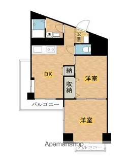 八王子はざま住宅【10階】の間取り