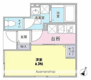 LEGUME AIL GRAISSE【1階】の間取り