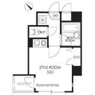 1Rの間取り画像