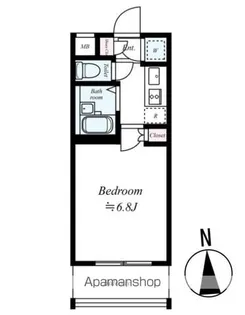 ビバリーホームズ西高島平Ⅱ【4階】の間取り