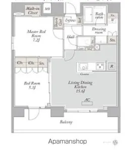 ラクラス浅草【12階】の間取り