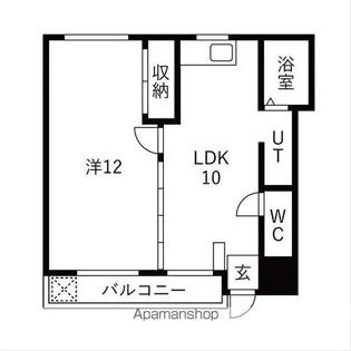 シャルムレジデンスⅡ【3階】の間取り