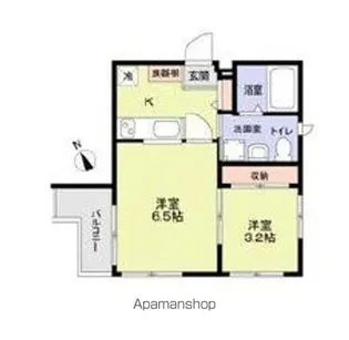 ルーブル三鷹参番館【103号室】の間取り