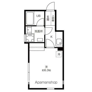 MYTHOS板橋新河岸【2階】の間取り