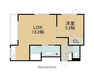 CREAMAISON緑町【3階】の間取り