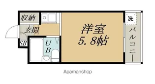ハイツシグマ【4階】の間取り