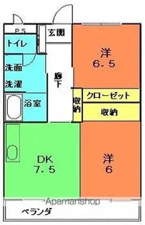 シトラスヒルズ【102号室】の間取り