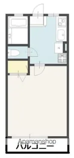 シティハイムパルメ【2階】の間取り