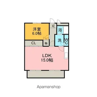 エスポワールⅡ【302号室】の間取り