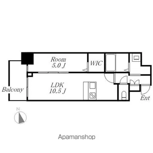 MAXIV名古屋上前津【1101号室】の間取り