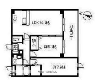 フロラシオン【3階】の間取り