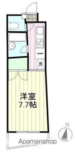 第三レジュエール【307号室】の間取り