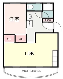 アークおおふじ【205号室】の間取り