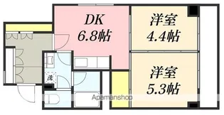 メルシャンハイム【607号室】の間取り