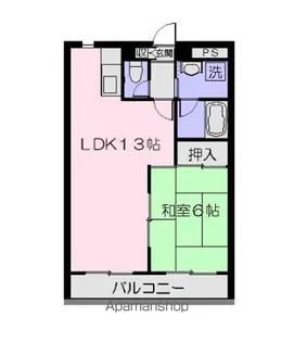 サンカント・千葉【3階】の間取り