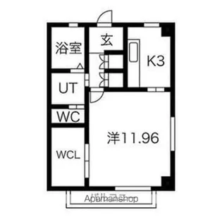 アモーレ季樹【3階】の間取り
