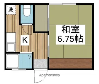 第13べるハウス【7号室】の間取り