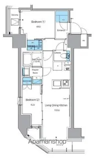 プライムアーバン浅草テラス【3階】の間取り