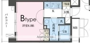 1Kの間取り画像