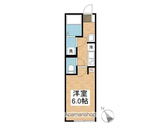 アンソレイエ加須【202号室】の間取り