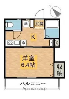 UNITY HOUSE【101号室】の間取り