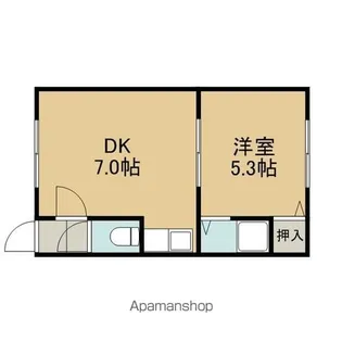ハウスミユウ【102号室】の間取り