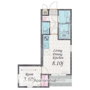 CHERIM 本陣十王町 SOUTH【1階】の間取り