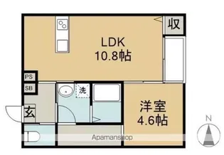 CUORE B棟【2階】の間取り