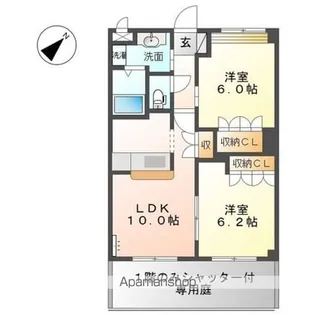 プロニティ【1階】の間取り