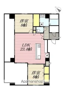 アクシオン高宮駅前グラシア【1001号室】の間取り