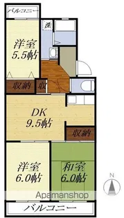 ソシア【2階】の間取り