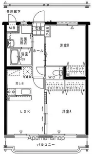 ユーミーパブロ【1階】の間取り