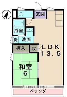 ライジング21【3階】の間取り