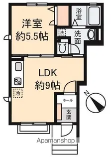 カーサフェリーチェA.B【A101号室】の間取り